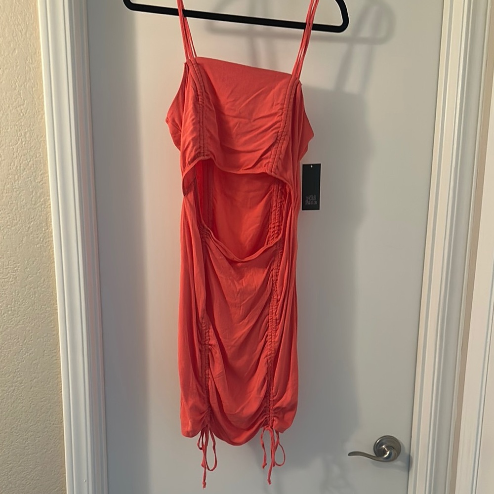 Vibrant Ruched Wild Fable Dress